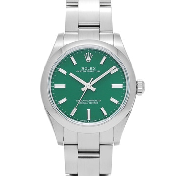 ロレックス オイスターパーペチュアル 31 277200 グリーン レディース 時計 【wristwatch】