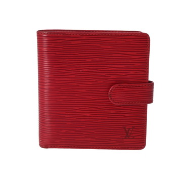 ルイヴィトン エピ ポルトビエ コンパクト レッド M63557 エピレザー メンズ 財布 【purse】