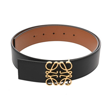 ロエベ アナグラム 85cm リバーシブル 黒/タン カーフ ユニセックス 【other】