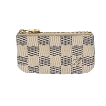 ルイヴィトン ダミエアズール ポシェットクレ 白 N62659 ダミエアズールキャンバス ユニセックス 財布 【purse】