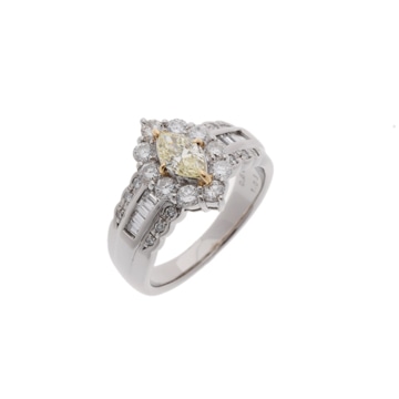 ノーブランド ダイヤ 0.552ct LY-VVS2 ダイヤ1.03ct  PT900 Pt900プラチナ レディース ジュエリー 【jewelry】