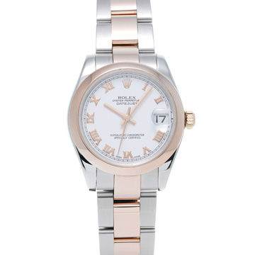 ロレックス デイトジャスト 31 178241 ホワイト メンズ 時計 【wristwatch】