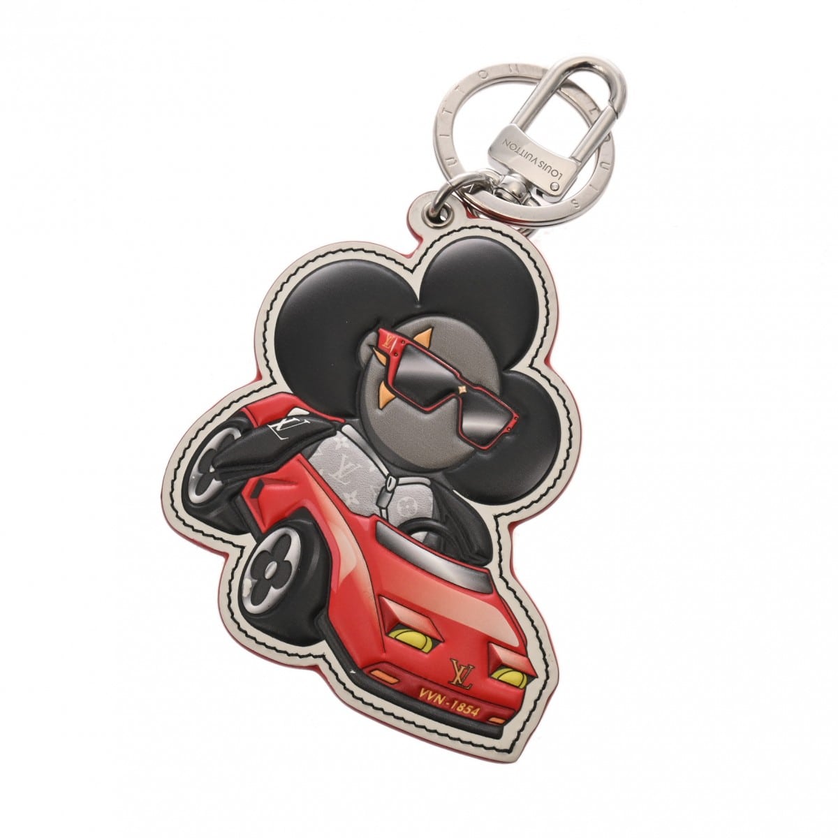 ルイヴィトン モノグラムエクリプス ポルトクレ ヴィヴィエンヌ チャーム レッド/ブラック M00960 モノグラムキャンバス レディース 【other】