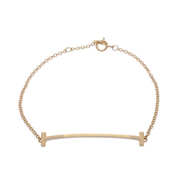 ティファニー Tスマイル ミディアム K18イエローゴールド YG レディース ジュエリー 【jewelry】