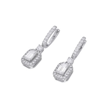 グラフ ダイヤ 0.50ct E-VS2 ダイヤ 0.50ct E-VS2 ピアス K18ホワイトゴールド WG レディース ジュエリー 【jewelry】