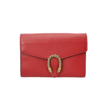 グッチ ディオニュソス レッド レザー ユニセックス バッグ 【bag】
