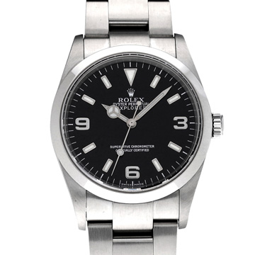 ロレックス エクスプローラー1 114270 ブラック メンズ 時計 【wristwatch】