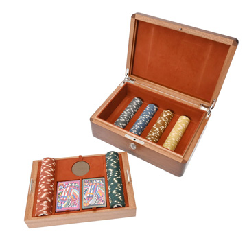 エルメス ポーカーBOX カザック メキシコ庭園のフェラン ブルーデマルテ マホガニー ユニセックス 【other】