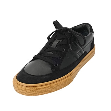 エルメス ディープ サイズ 41 ブラック カーフ/シェーブルヴェロア メンズ 靴 【other】