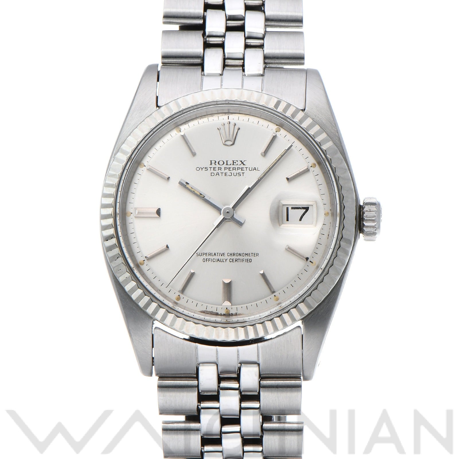 デイトジャスト 1601 31番台(1972年頃製造) シルバー ロレックス ROLEX メンズ 【中古】