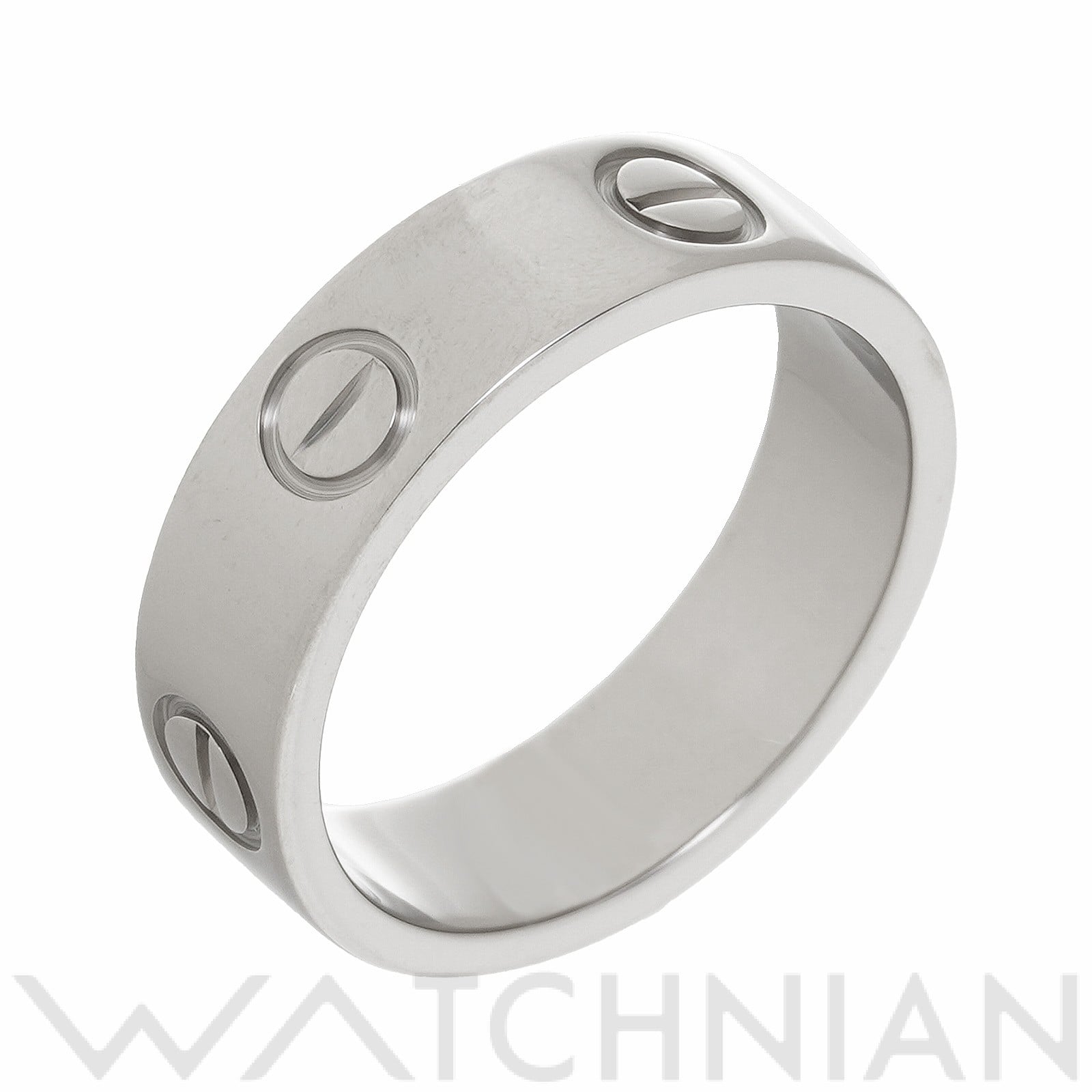 カルティエ ラブ リング　#51(約11号) B4084700 K18ホワイトゴールド WG レディース ジュエリー 【中古】【jewelry】