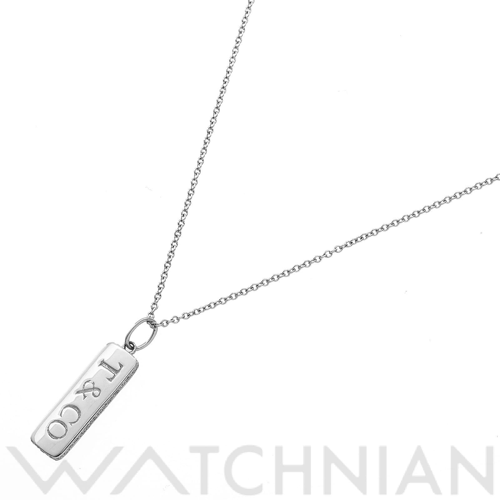 ティファニー バードロップ ペンダント ネックレス Pt950プラチナ/ダイヤモンド レディース ジュエリー 【中古】【jewelry】