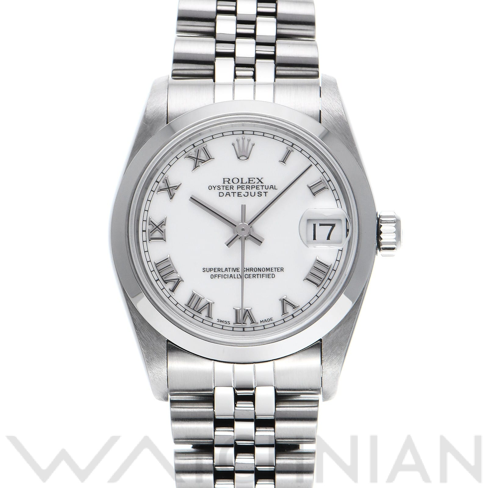 ロレックス / ROLEX デイトジャスト 68240 ホワイト ユニセックス 時計 【中古】【wristwatch】