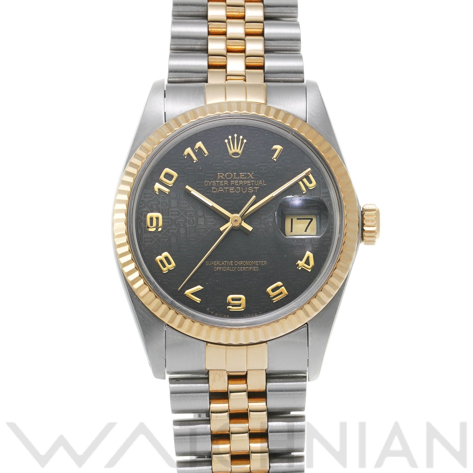 ロレックス デイトジャスト 16013 グレーコンピュータ メンズ 時計 【中古】【wristwatch】