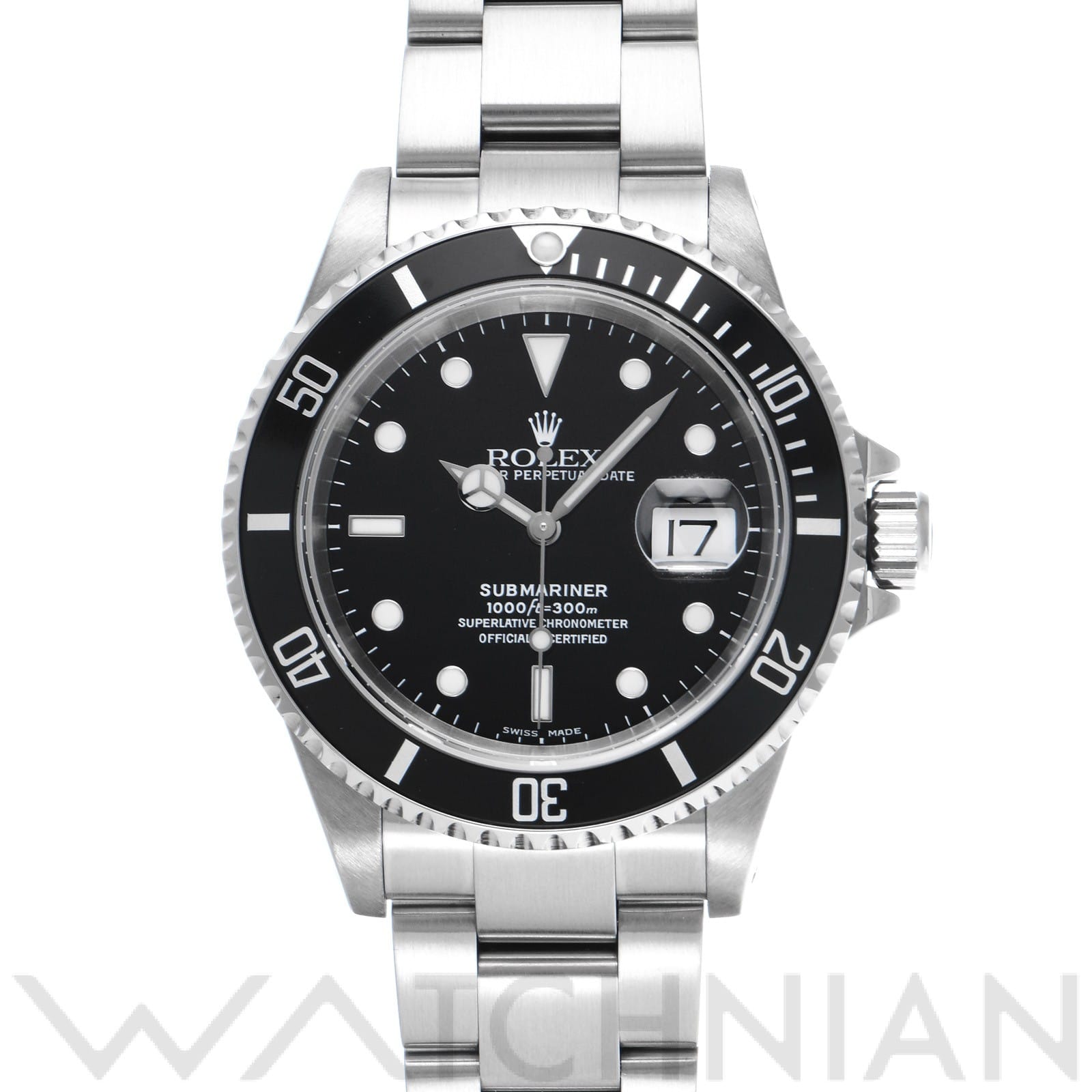 サブマリーナ デイト 16610 K番(2001年頃製造) ブラック ロレックス ROLEX メンズ 【中古】