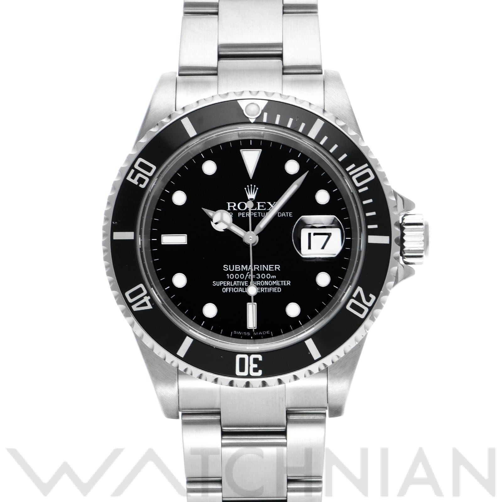 サブマリーナ デイト 16610 Z番(2007年頃製造) ブラック ロレックス ROLEX メンズ 【中古】