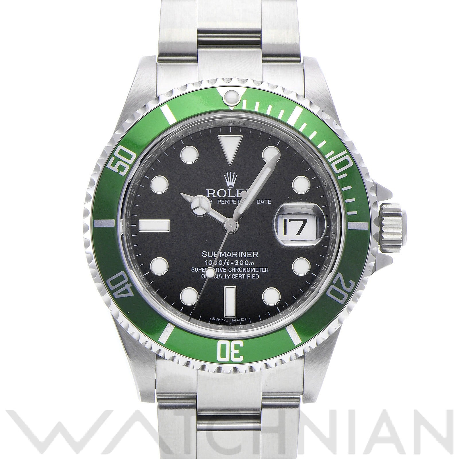 サブマリーナ デイト 16610LV V番(2009年頃製造) ブラック ロレックス ROLEX メンズ 【中古】