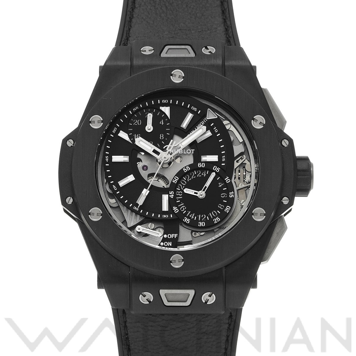 ウブロ / HUBLOT ビッグバン アラームリピーター GMT カーボン 403.QU.0120.VR.YOS スケルトン メンズ 時計 【中古】【wristwatch】