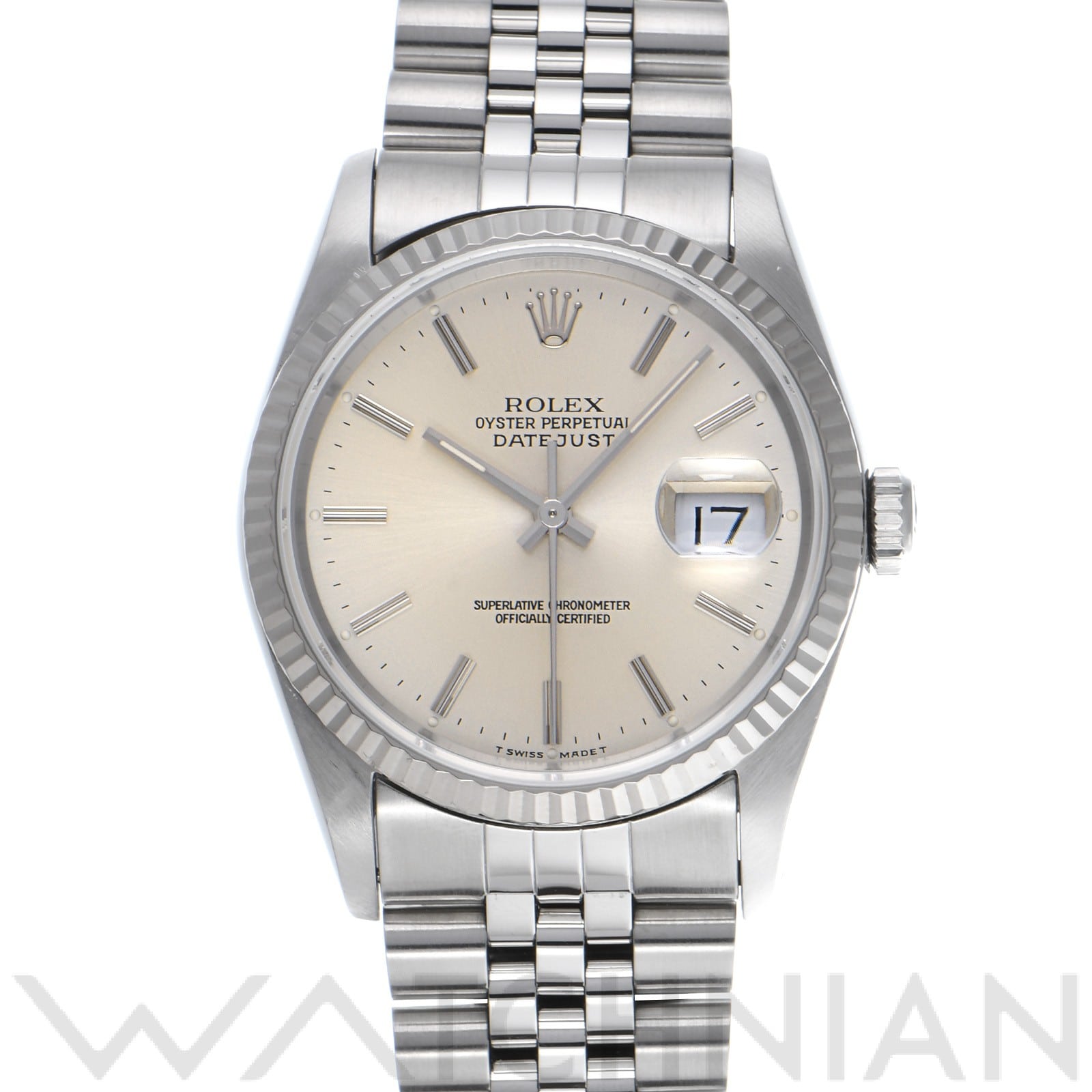 ロレックス デイトジャスト 16234 シルバー メンズ 時計 【中古】【wristwatch】