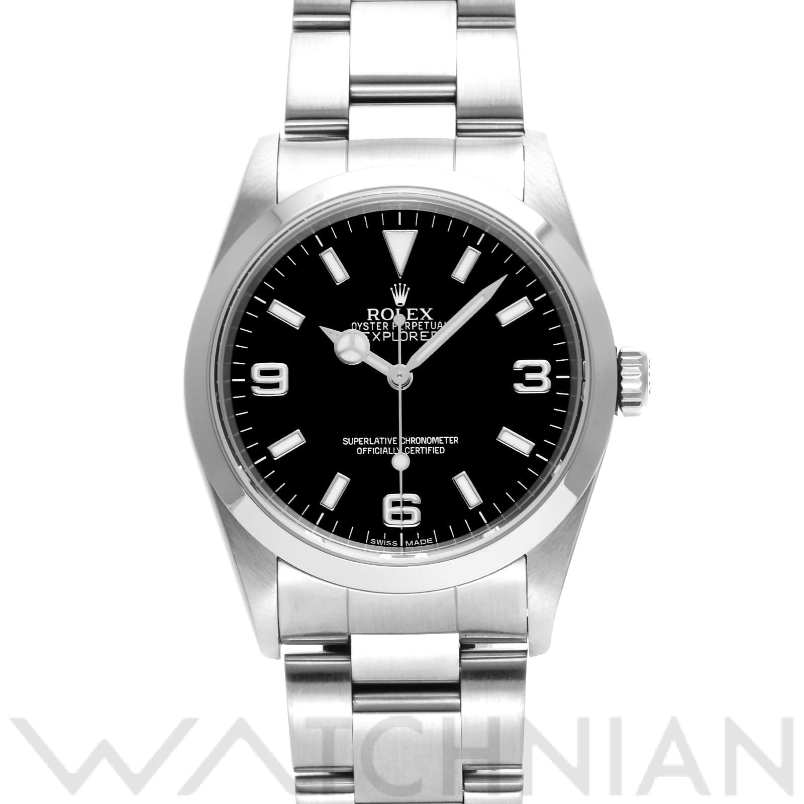 ロレックス エクスプローラー 14270 ブラック メンズ 時計 【中古】【wristwatch】