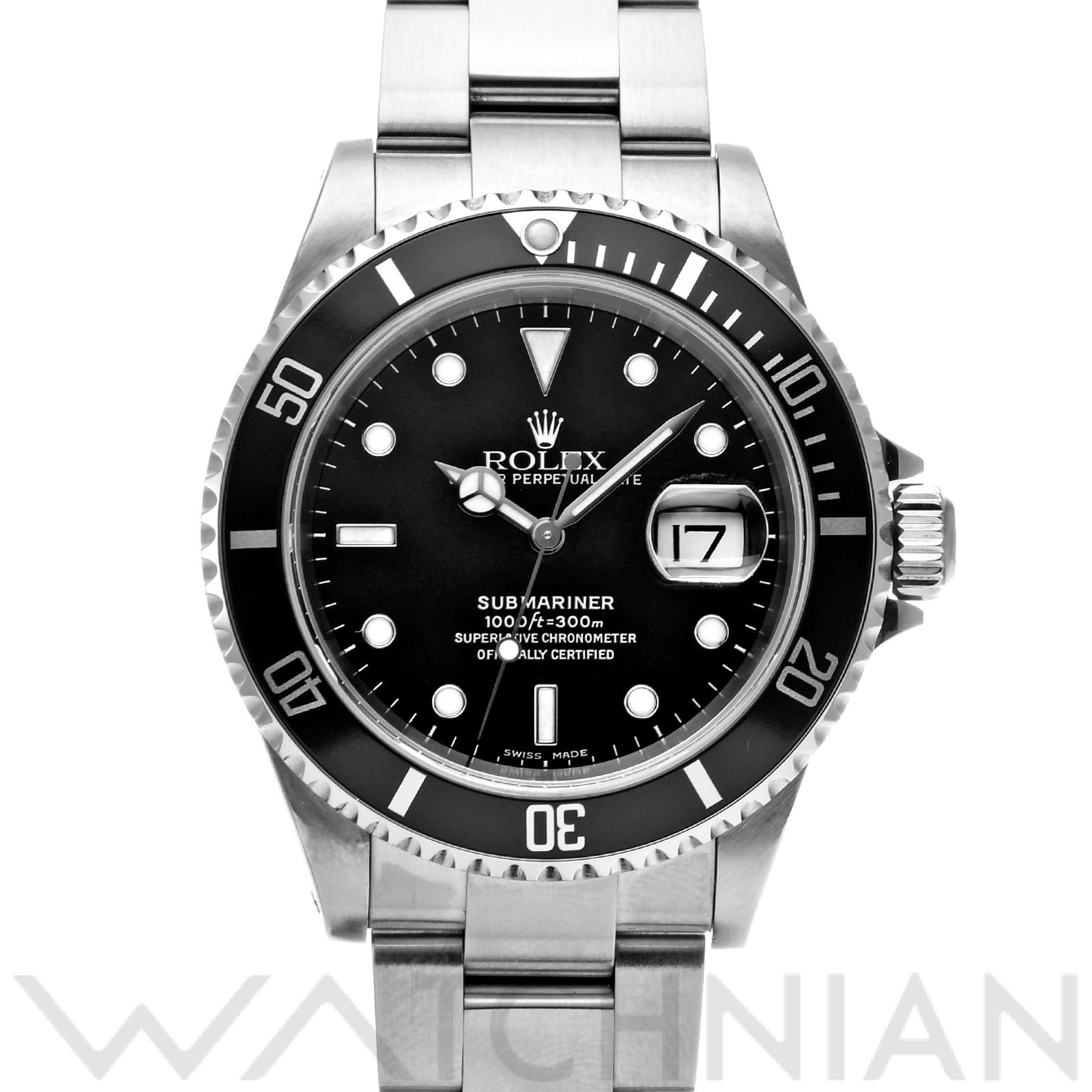 サブマリーナ デイト 16610 Y番(2003年頃製造) ブラック ロレックス ROLEX メンズ 【中古】