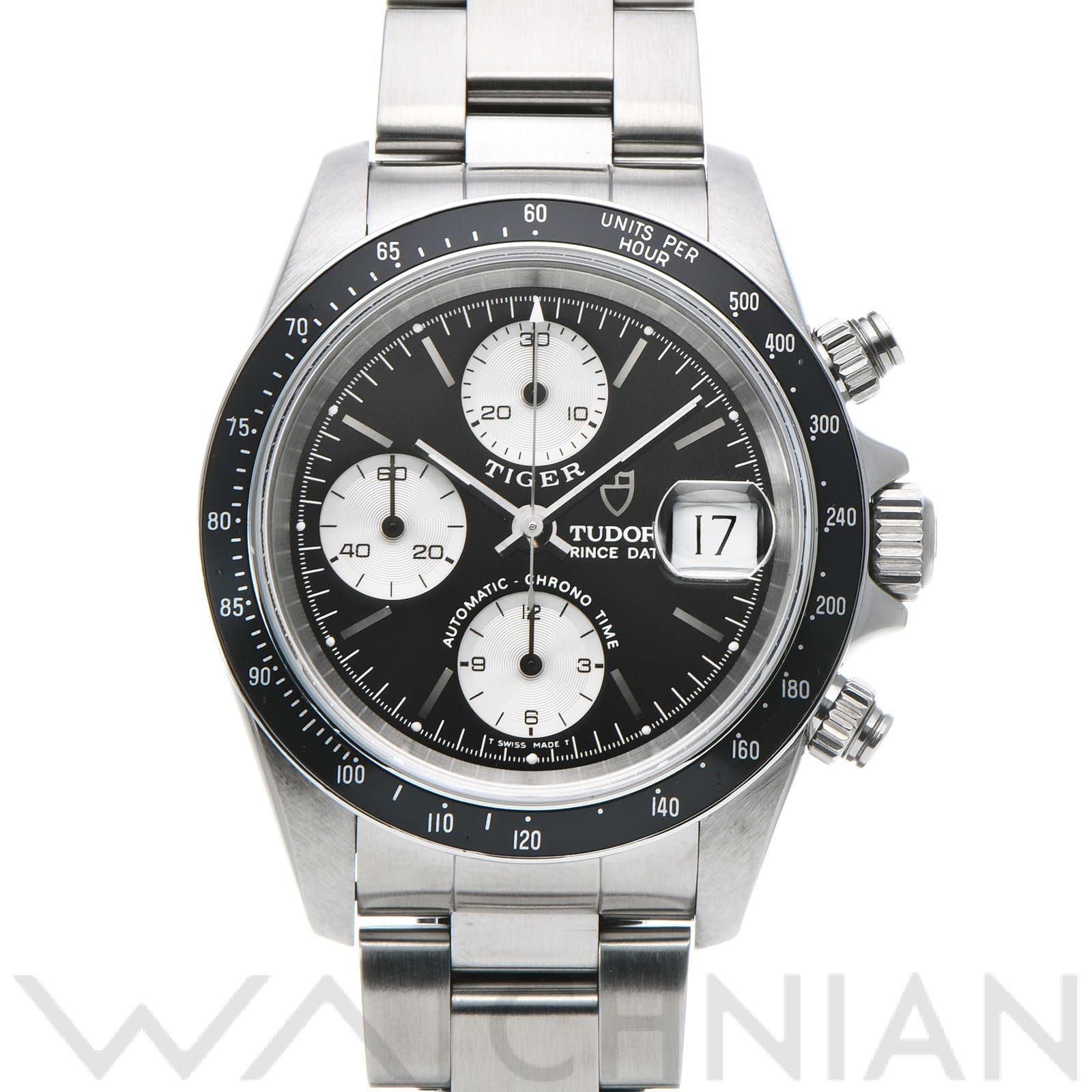 チューダー / チュードル / TUDOR クロノタイム タイガー 79260 ブラック/シルバー メンズ 時計 【中古】【wristwatch】