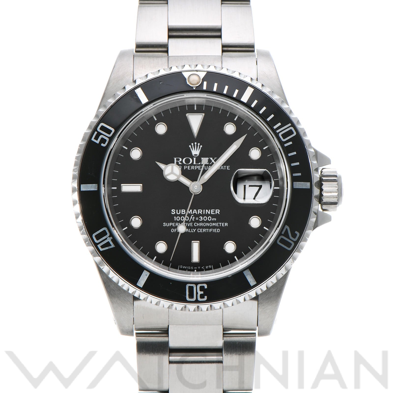 サブマリーナ デイト 16610 E番(1991年頃製造) ブラック ロレックス ROLEX メンズ 【中古】