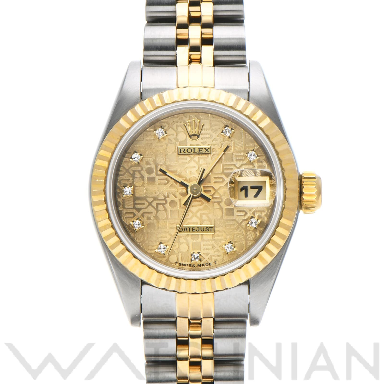 ロレックス / ROLEX デイトジャスト 69173G シャンパンコンピュータ/ダイヤモンド レディース 時計 【中古】【wristwatch】