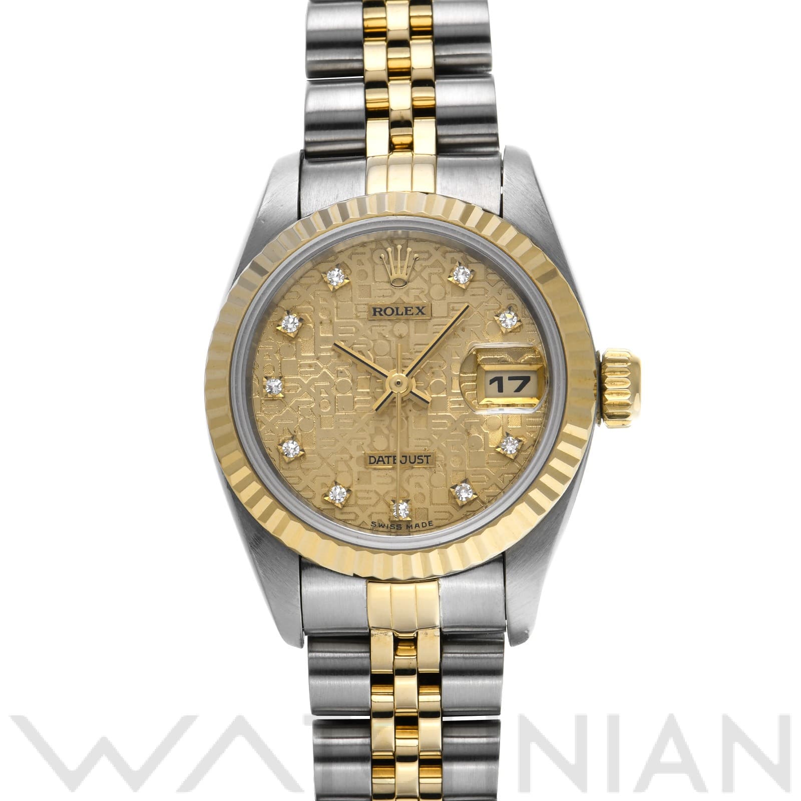 ロレックス / ROLEX デイトジャスト 69173G シャンパンコンピュータ/ダイヤモンド レディース 時計 【中古】【wristwatch】