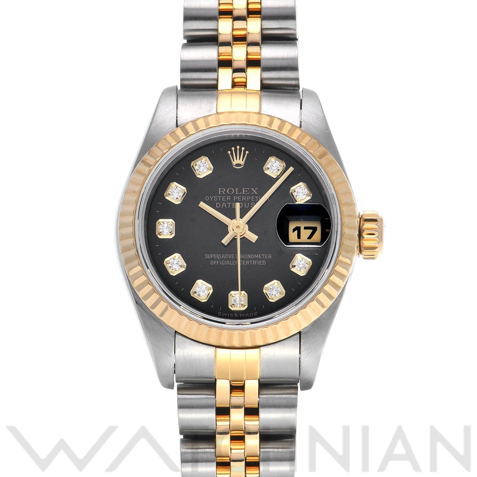 ロレックス / ROLEX デイトジャスト 69173G ブラック/ダイヤモンド レディース 時計 【中古】【wristwatch】