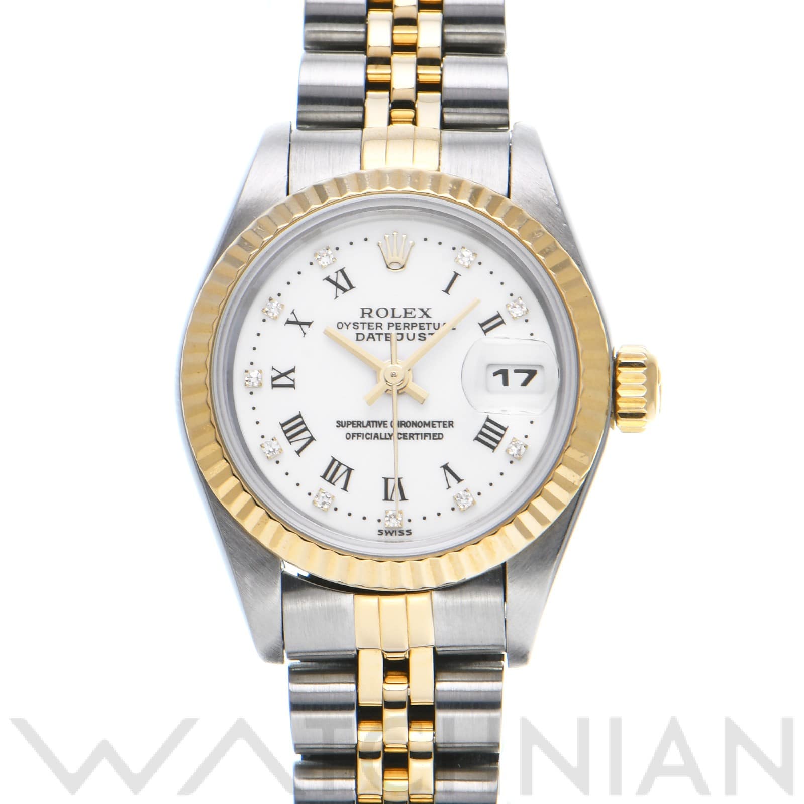 ロレックス / ROLEX デイトジャスト 69173G ホワイト/ダイヤモンド レディース 時計 【中古】【wristwatch】