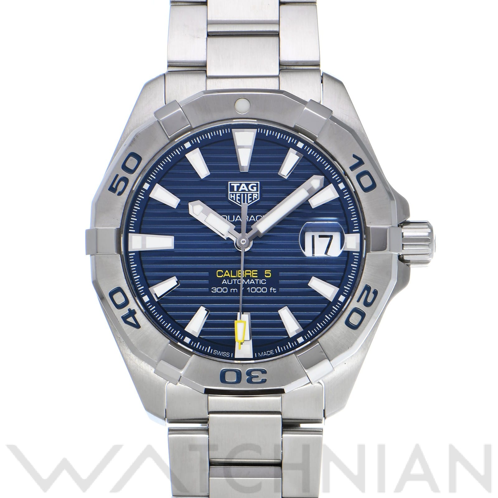タグ ホイヤー / TAG HEUER アクアレーサー キャリバー5 WBD2112.BA0928 ブルー メンズ 時計 【中古】【wristwatch】