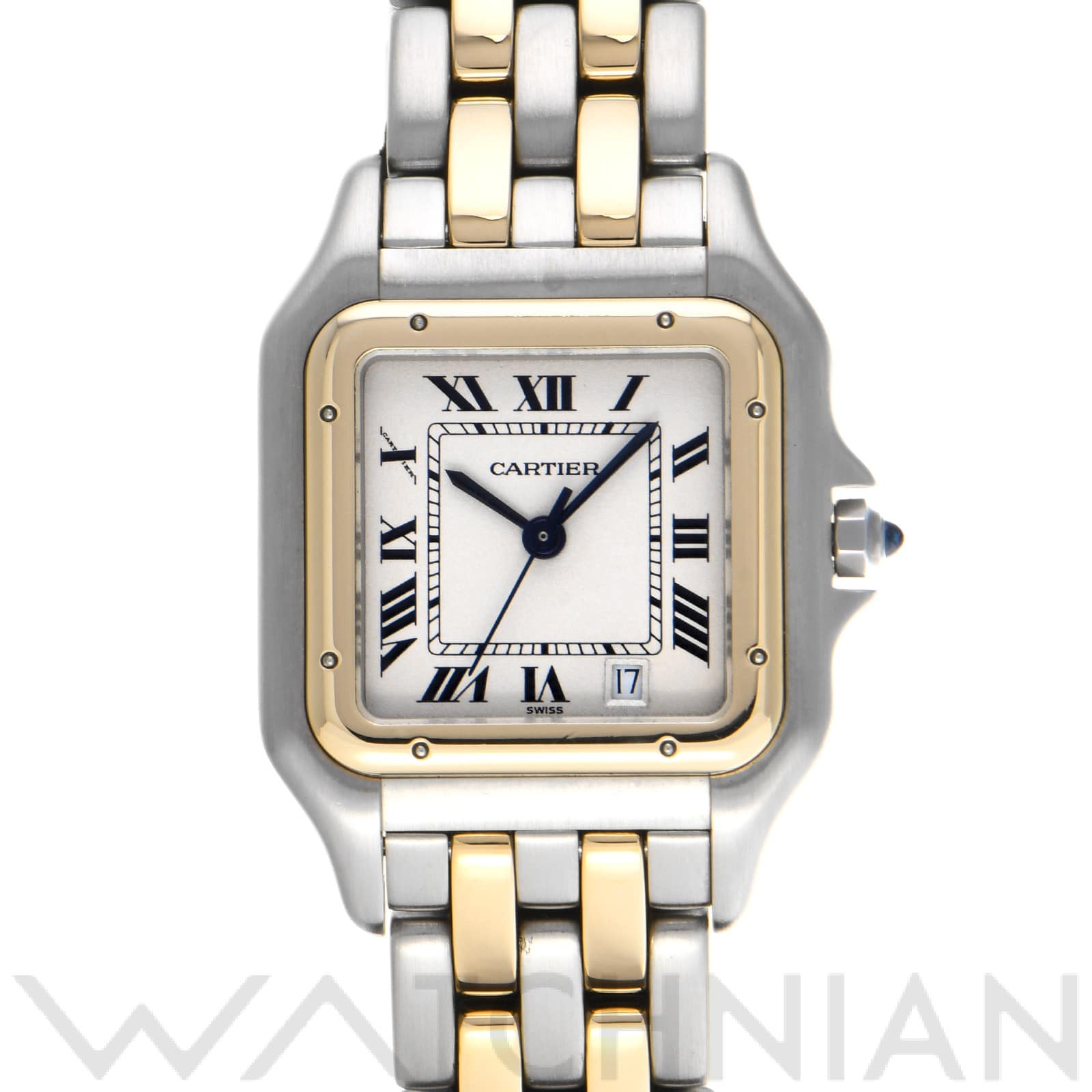 カルティエ パンテール MM シルバー ユニセックス 時計 【中古】【wristwatch】