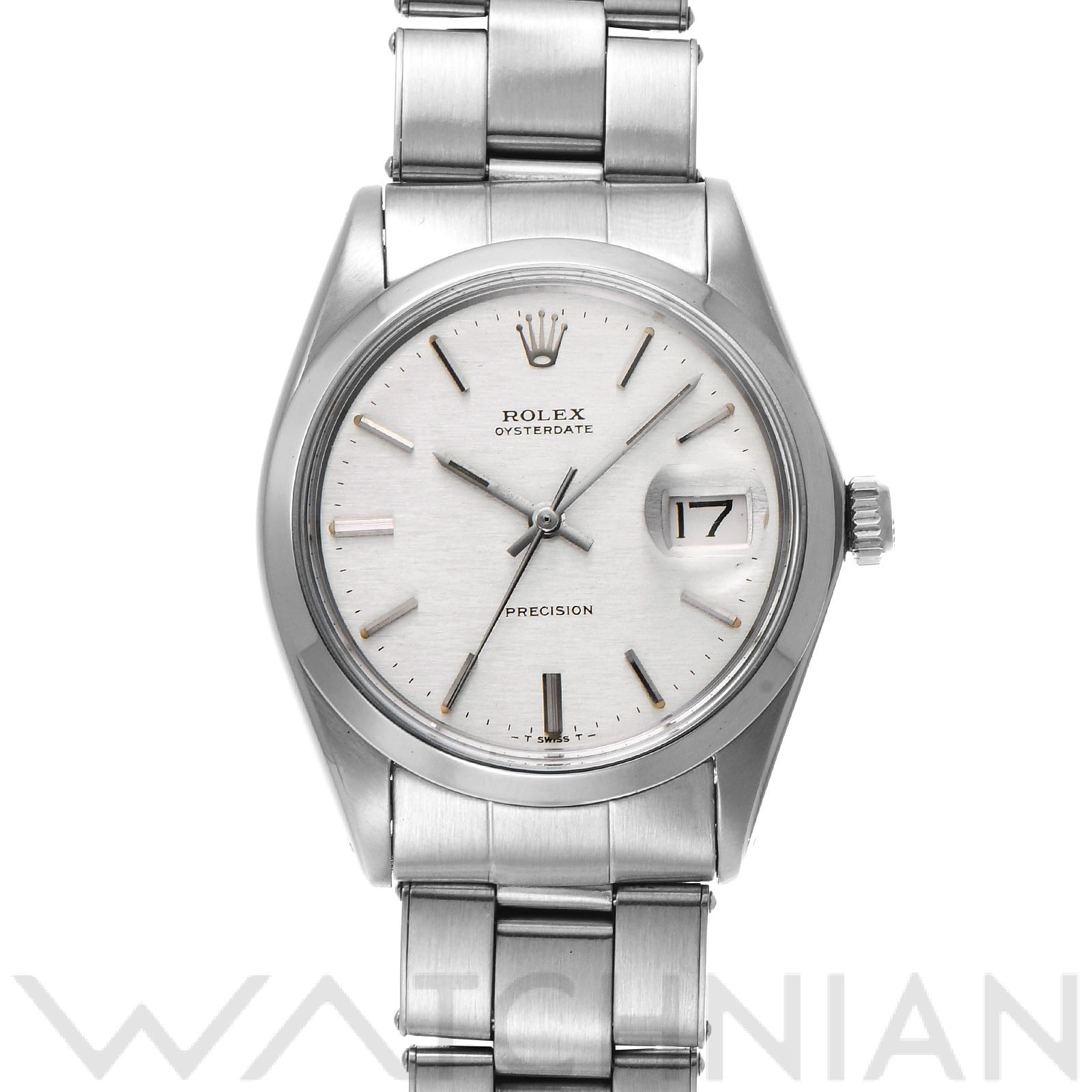 ロレックス オイスター デイト 6694 シルバーモザイク メンズ 時計 【中古】【wristwatch】