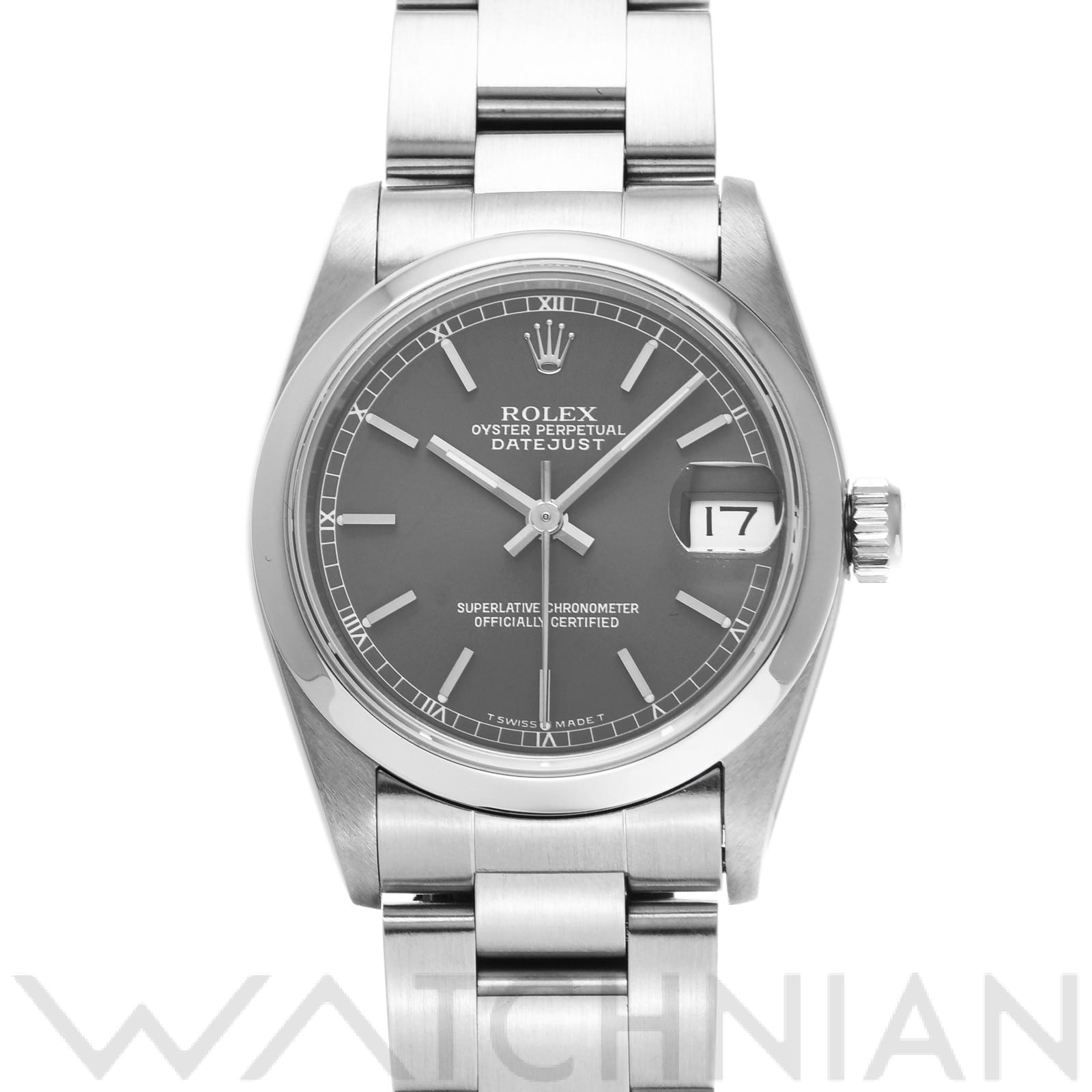 ロレックス / ROLEX オイスターパーペチュアル デイト 68240 グレー ユニセックス 時計 【中古】【wristwatch】