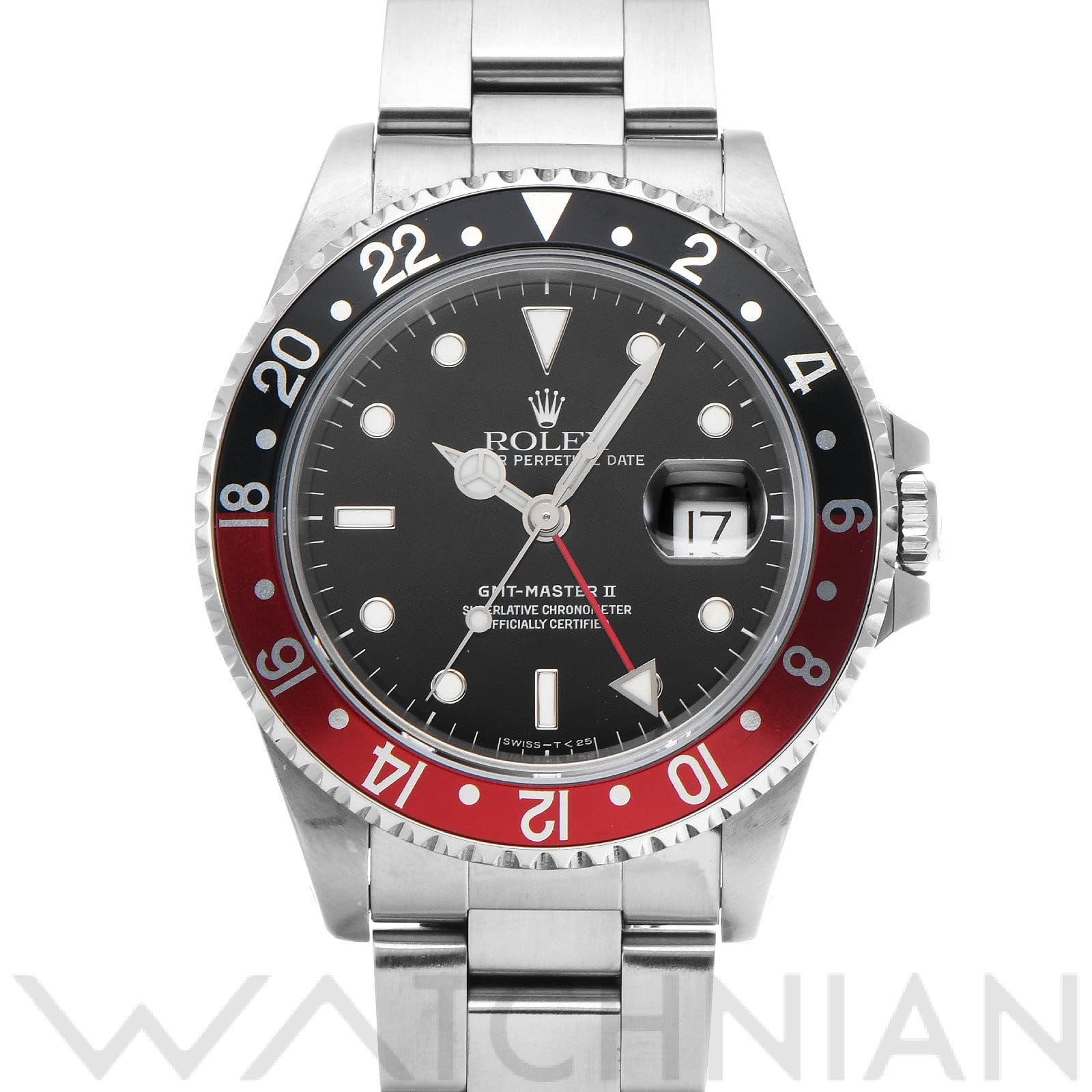 ロレックス GMTマスターII 16710 ブラック メンズ 時計 【中古】【wristwatch】