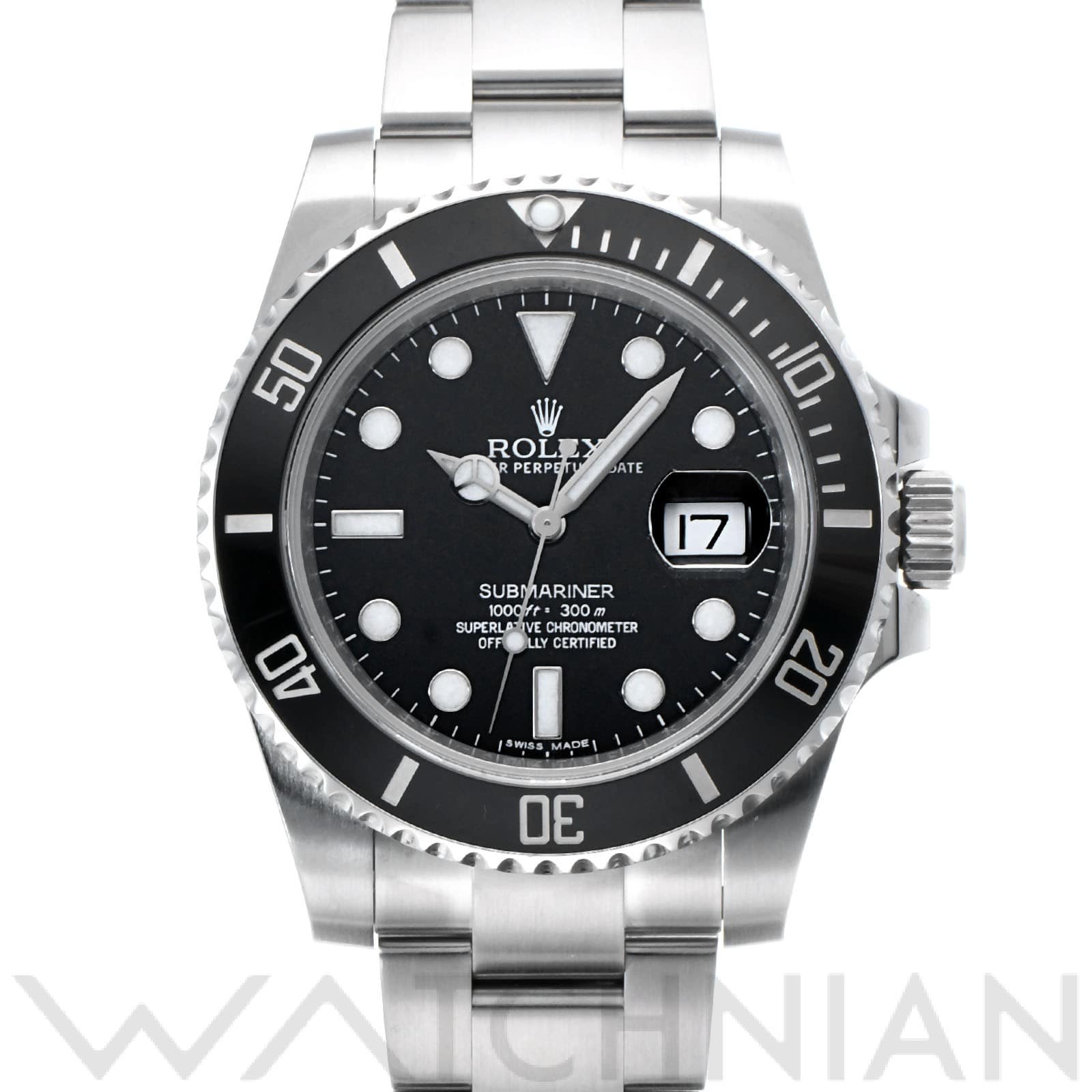 ロレックス サブマリーナ デイト 116610LN ブラック メンズ 時計 【中古】【wristwatch】