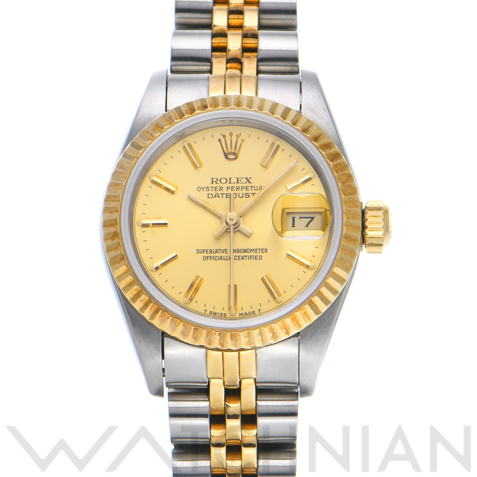 ロレックス デイトジャスト 26 69173 シャンパン レディース 時計 【中古】【wristwatch】