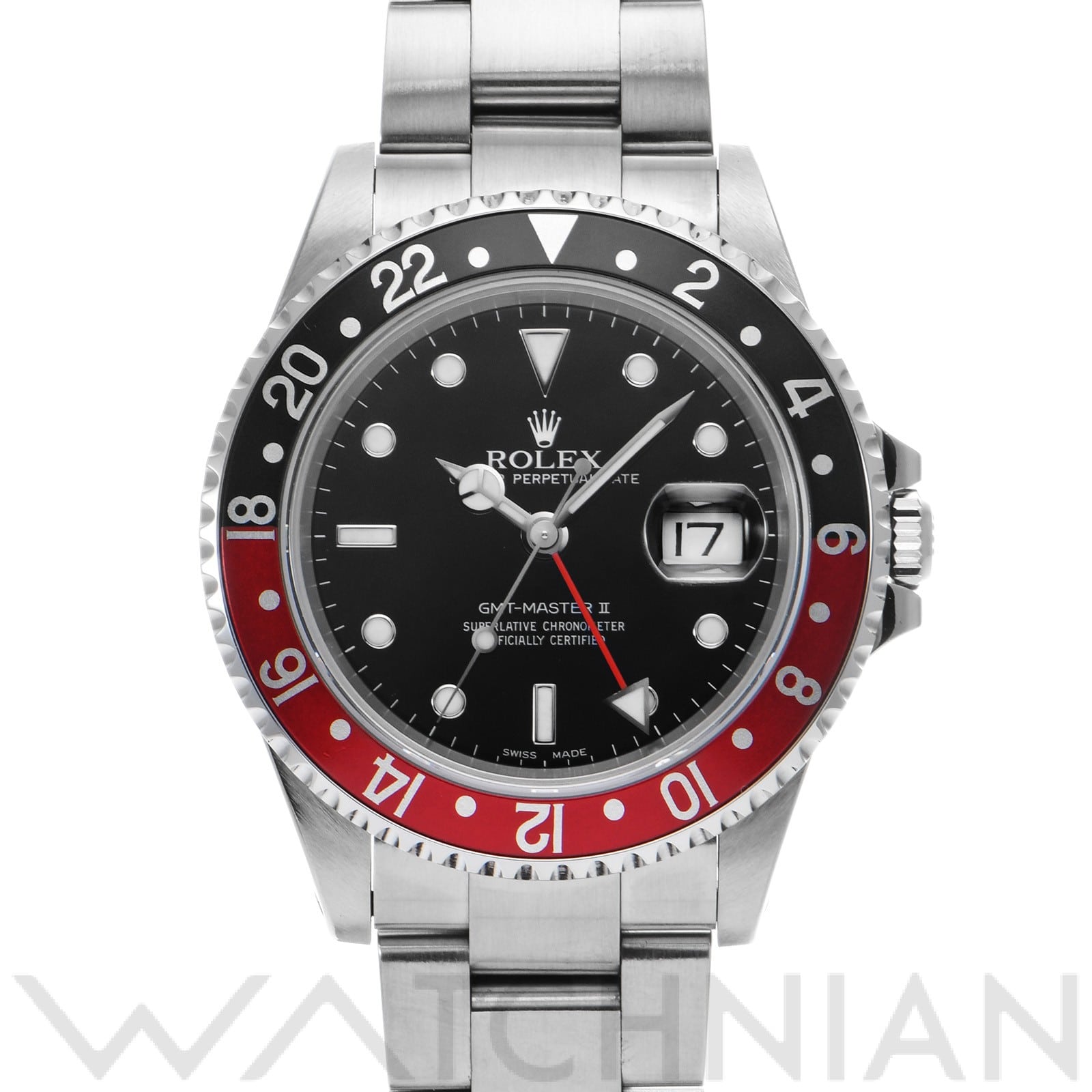 ロレックス GMTマスターII 16710 ブラック メンズ 時計 【中古】【wristwatch】