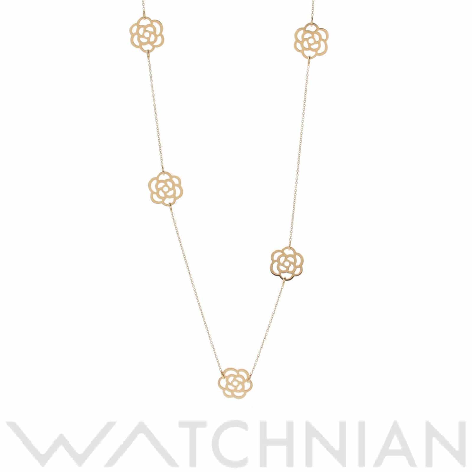シャネル カメリア ロングタイプ K18YG レディース ジュエリー 【中古】【jewelry】