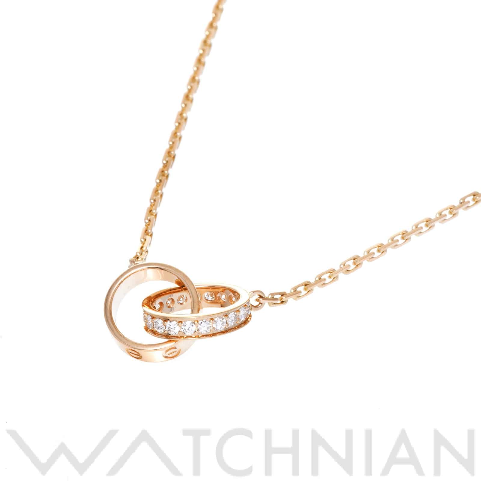 カルティエ ベビーラブ ペンダント ネックレス B7013900 K18ピンクゴールド PG/ダイヤモンド レディース ジュエリー 【中古】【jewelry】