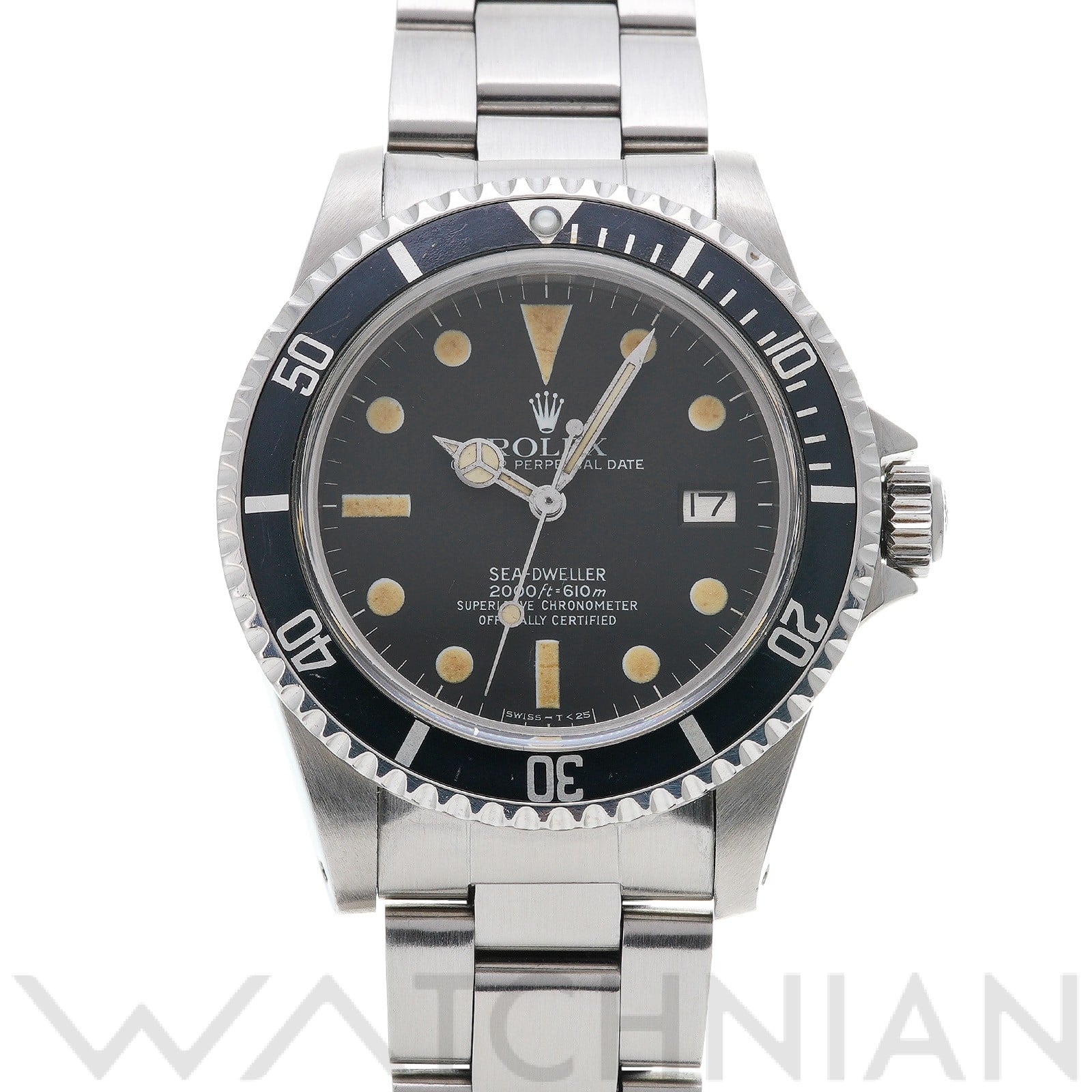 シードゥエラー mark3 1665 62番台(1980年頃製造) ブラック ロレックス ROLEX メンズ 【中古】