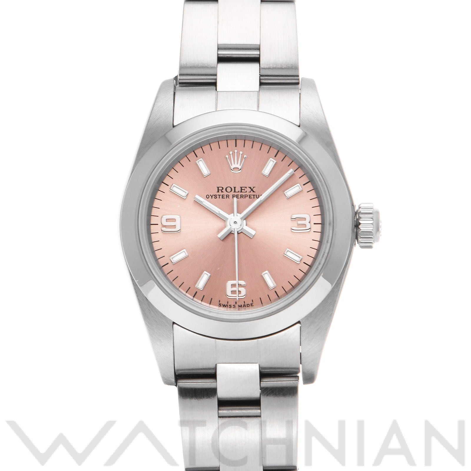 ロレックス / ROLEX オイスターパーペチュアル 76080 ピンク レディース 時計 【中古】【wristwatch】
