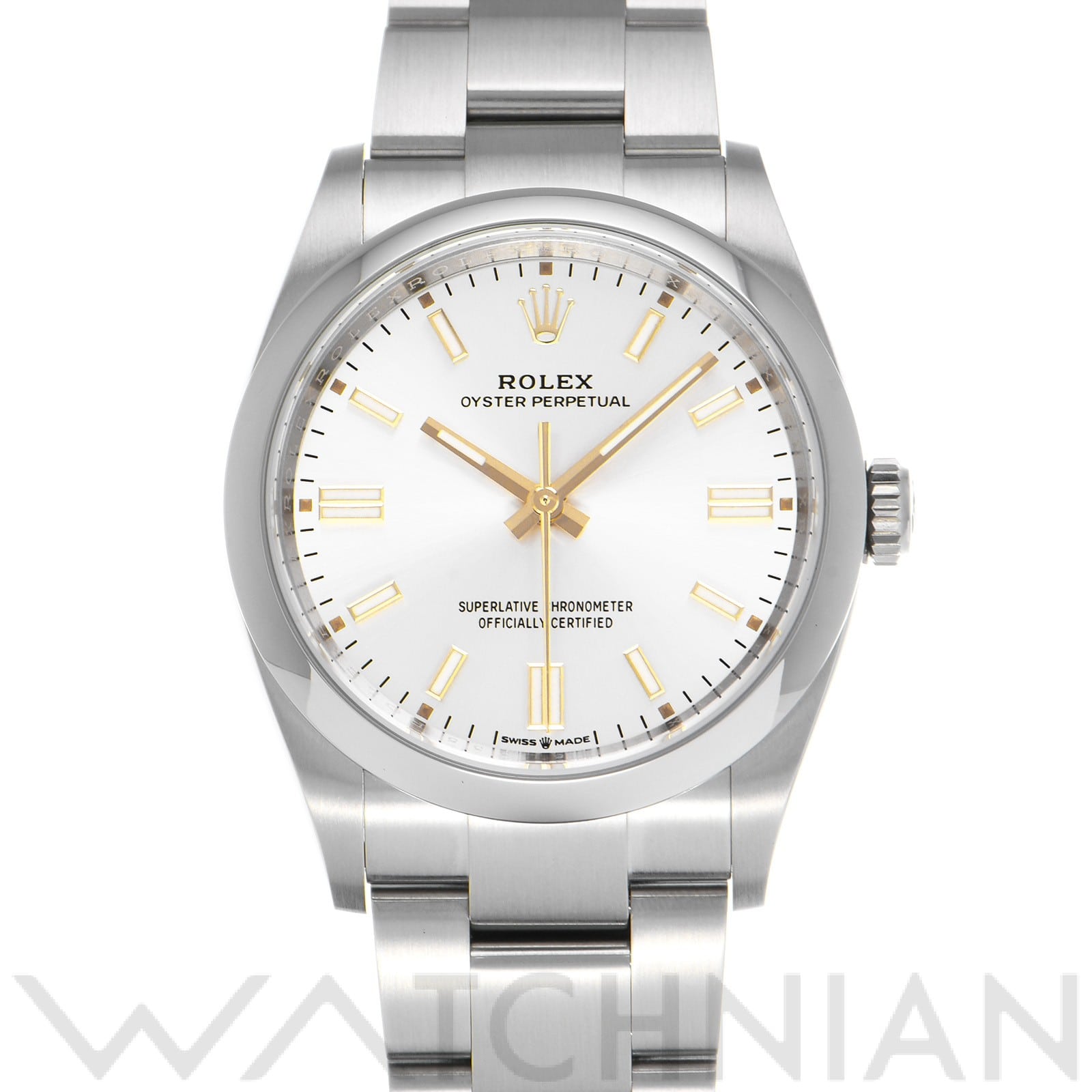 ロレックス オイスターパーペチュアル 36 126000 シルバー メンズ 時計 【中古】【wristwatch】