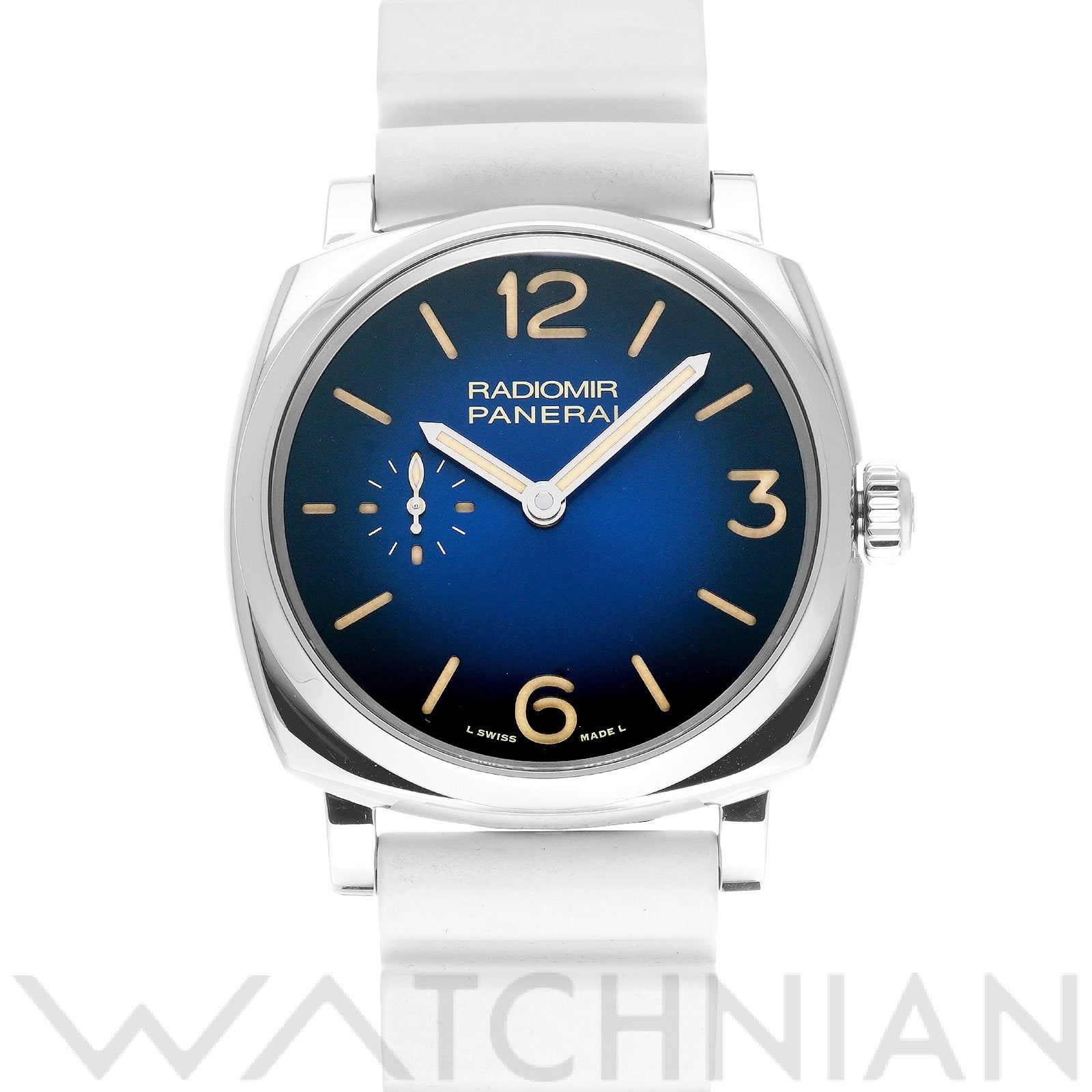 ラジオミール PAM01144 W番(2020年製造) ブルー パネライ OFFICINE PANERAI メンズ 【中古】
