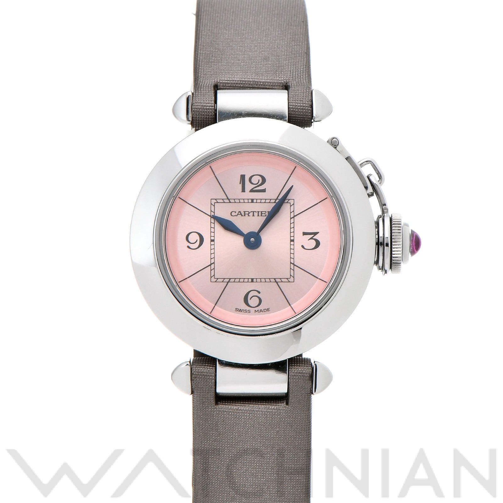 m*k様 最安 カルティエ ミスパシャ レディース クォーツ Cartier カルティエ / CARTIER ミスパシャ W3140026 ピンク レディース