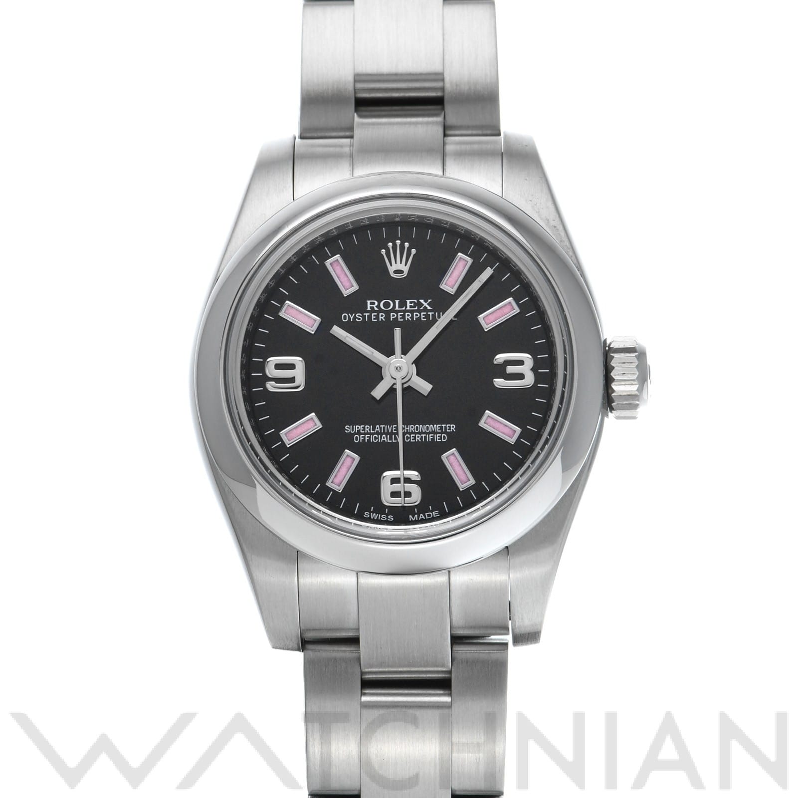 ロレックス / ROLEX オイスターパーペチュアル 26 176200 ブラック レディース 時計 【中古】【wristwatch】