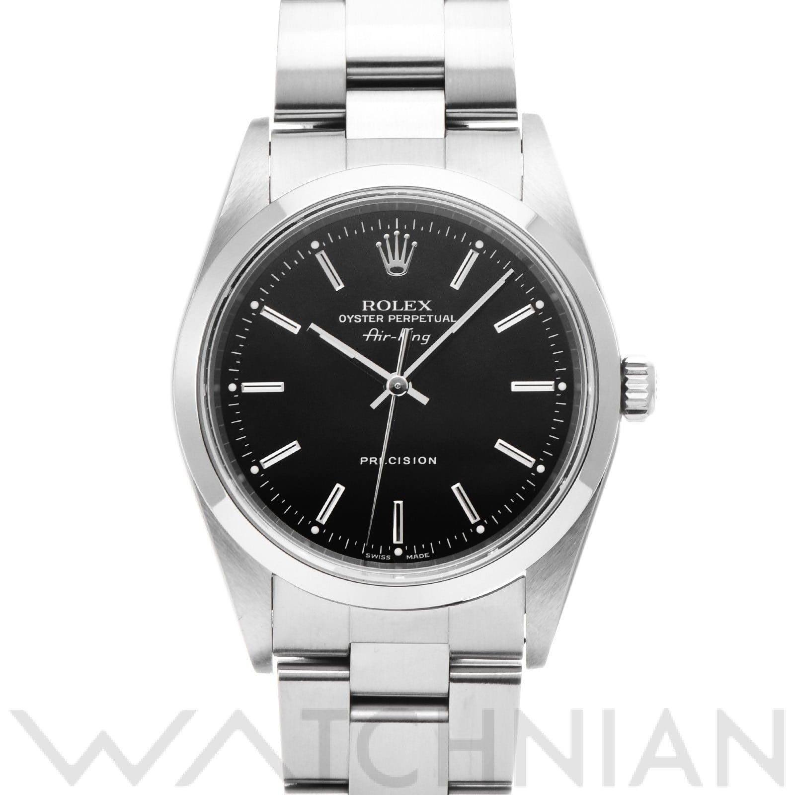 ロレックス エアキング 14000M ブラック メンズ 時計 【中古】【wristwatch】