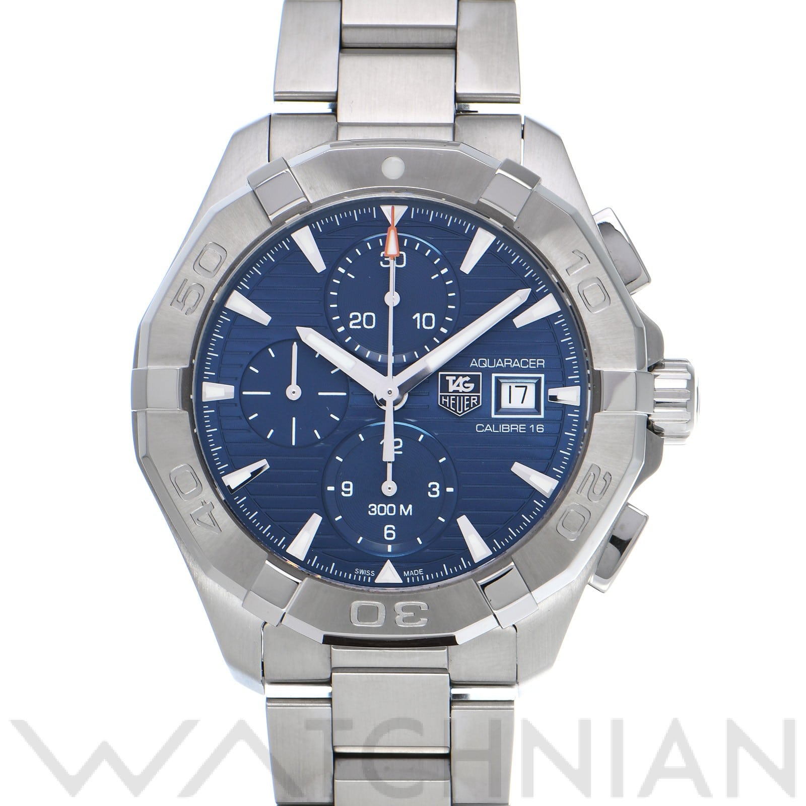 タグ ホイヤー / TAG HEUER アクアレーサー キャリバー16 クロノグラフ CAY2112.BA0927 ブルー メンズ 時計 【中古】【wristwatch】