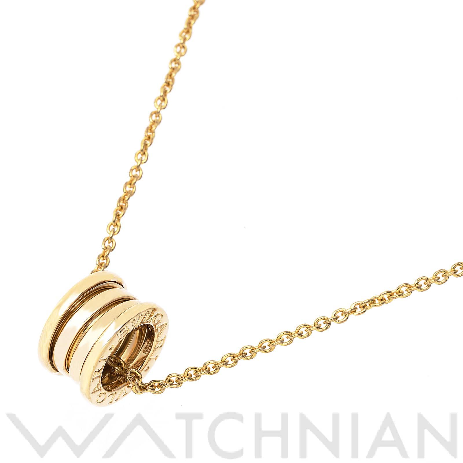 ブルガリ ビーゼロワン ペンダント ネックレス K18イエローゴールド YG レディース ジュエリー 【中古】【jewelry】